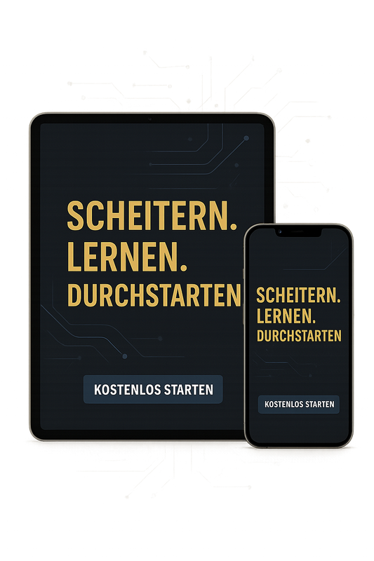 Scheitern. Lernen. Durchstarten. - eBook Mockup