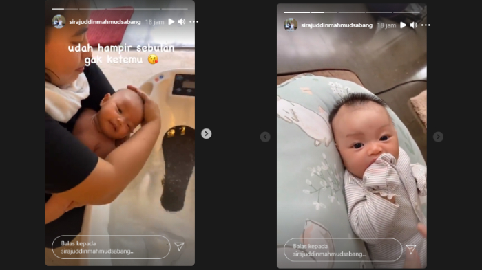 Sirajuddin bertemu dan menikmati waktu bersama sang buah hati, Arsila