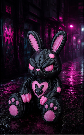 đ©·Stitchborn â Pink Bunny - Plain