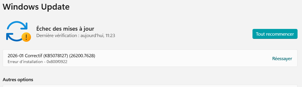 Capture d écran recommencer Maj 2026 01 25 144903
