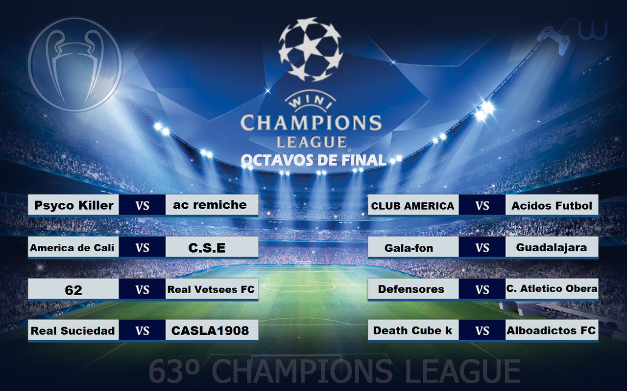 CHAMPIONS LEAGUE OCTAVOS DE FINAL