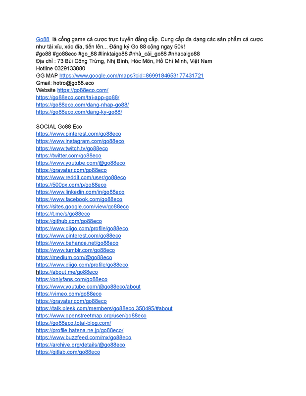 Go88 Eco _ Link Tải Go 88 Android, iOS Chính Thức T7_2024