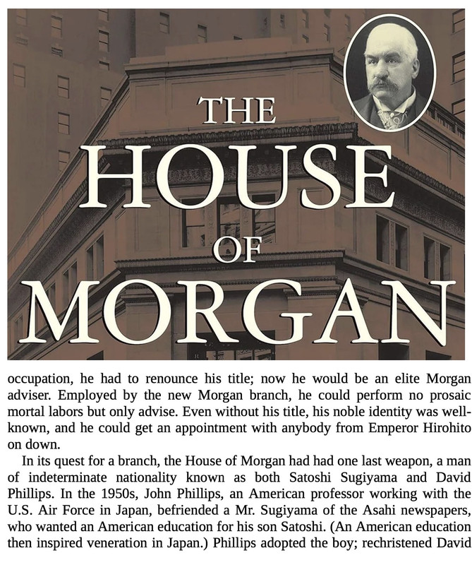 Satoshi David reference from The House of Morgan
