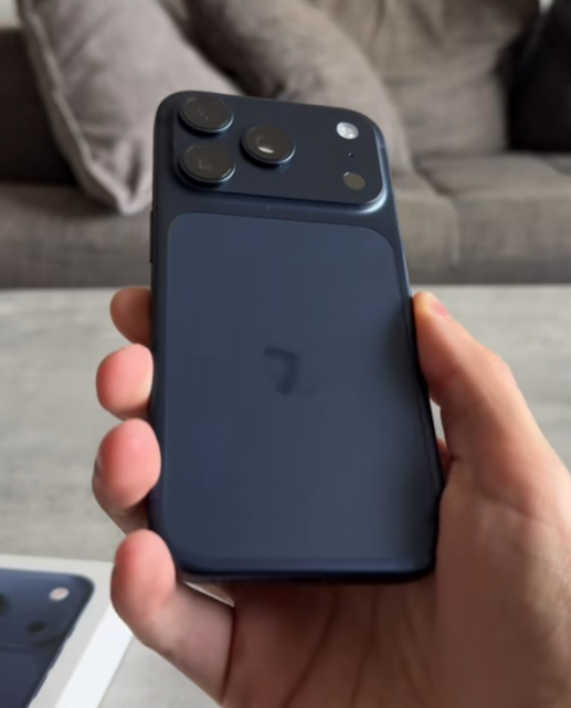 Blue iPhone