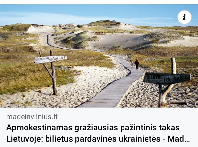 Lietuvos UKRAINIZACIJA prasideda nuo Neringos