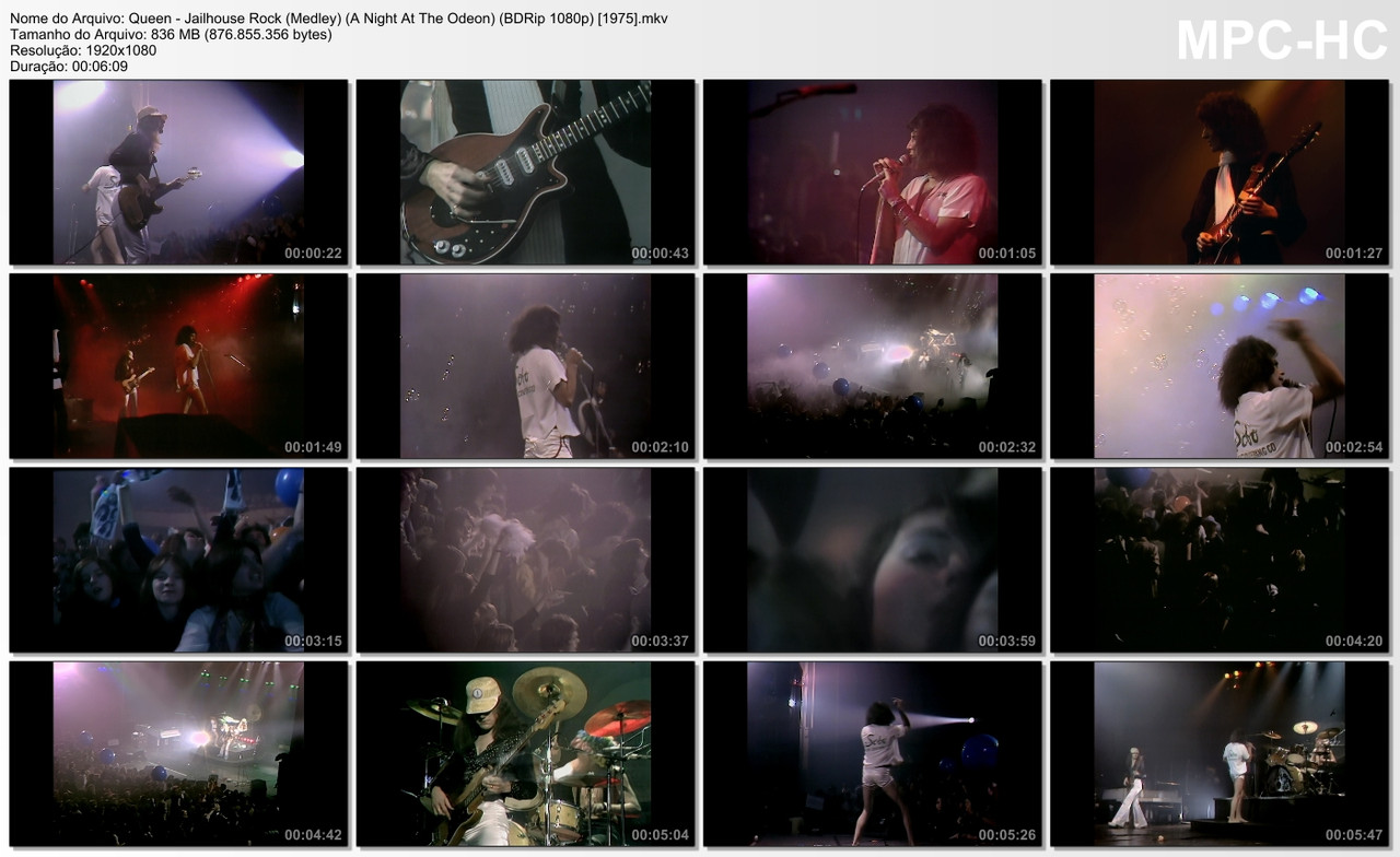 Queen - Jailhouse Rock (Medley) (A Night At The Odeon) (BDRip 1080p) [1975]