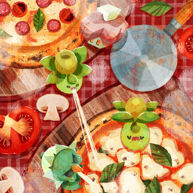 smoliv-nacli-and-capsakid-pokemon-drawn-