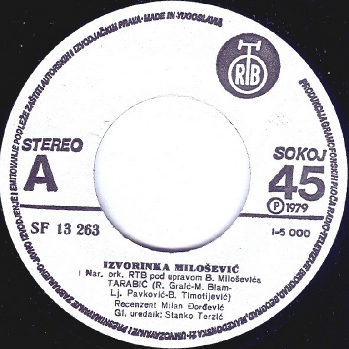 Izvorinka Milosevic 1979 sA