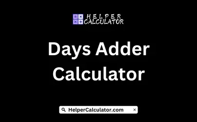 Days Adder Calculator