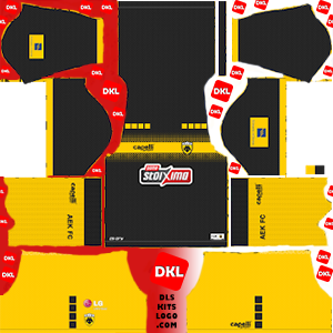 AEK F.C 2019-20 DLS/FTS Kits and Logo - Dream League Soccer Kits