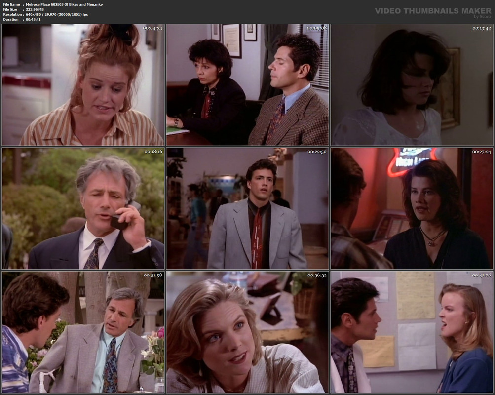 Melrose Place S02E05 Of Bikes and Men.mkv