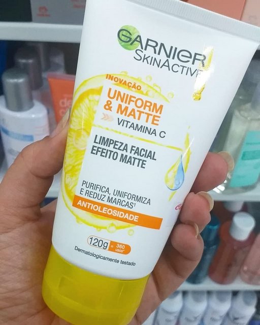 Limpeza Facial Garnier Uniform&Matte 120G