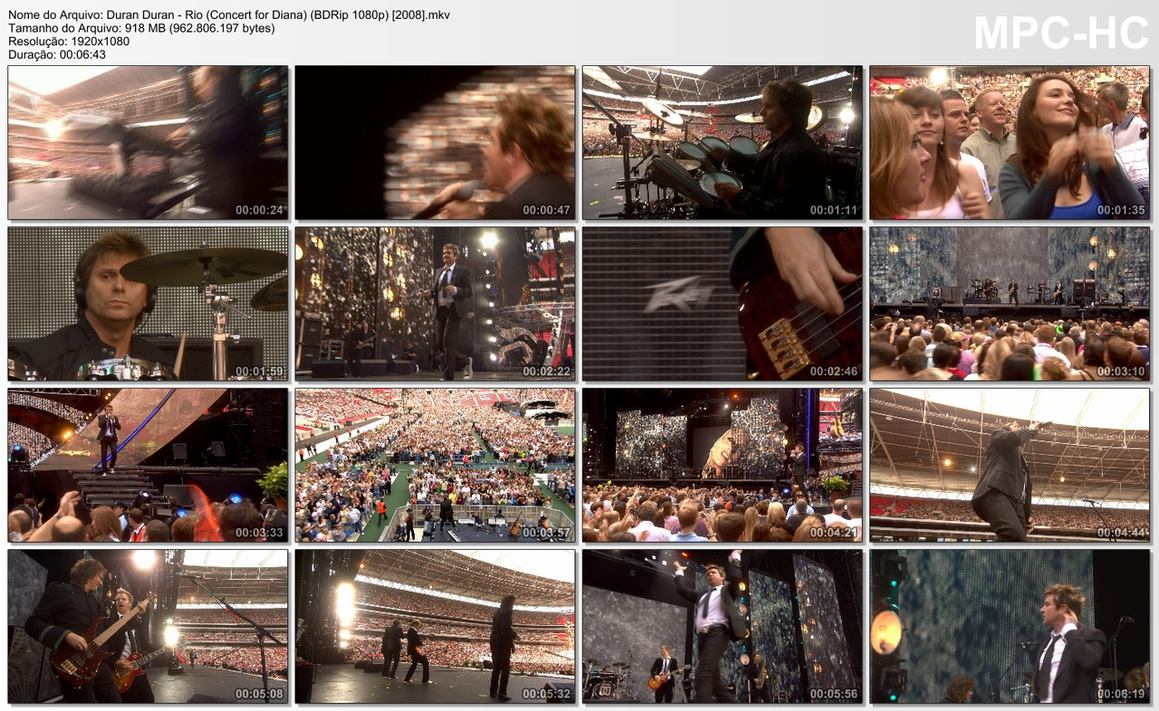 Duran Duran - Rio (Concert for Diana) (BDRip 1080p) [2008]