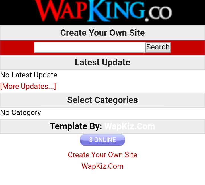 Website css code (Liike wapkink.co) for wapkiz site