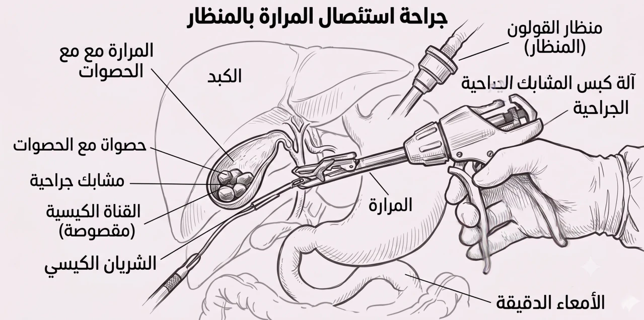 استئصال المرارة بالمنظار