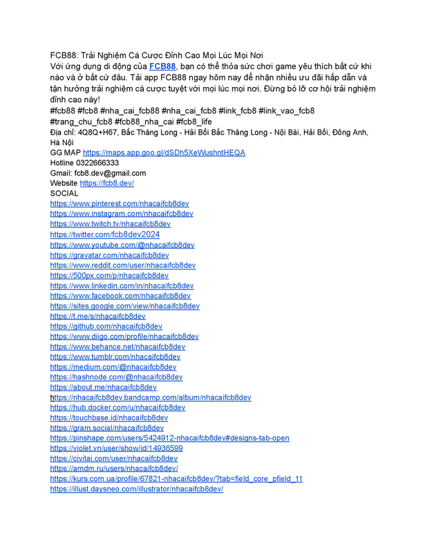 FCB88 (FCB8) - Link Đăng Nhập Nhà Cái FCB88 Chính Hãng 2024