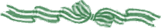 Green and white stripped bow.