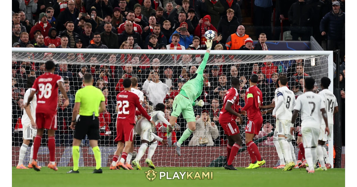 Highlights Liga Champions: Thibaut Courtois melakukan save krusial