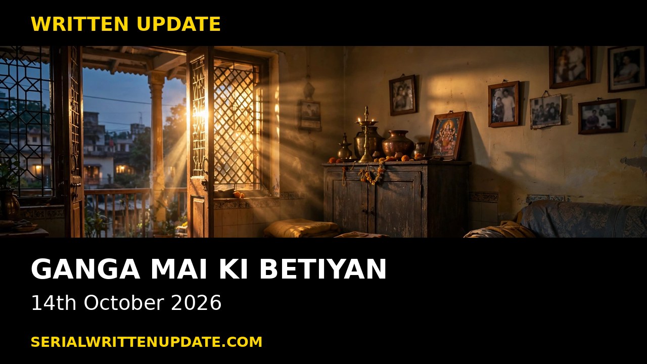 Ganga Mai Ki Betiyan 14th October 2026 written update: Manohar injured saving Ganga from a falling hoarding