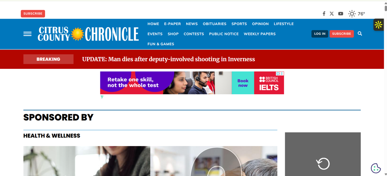 Screenshot of ChronicleOnline