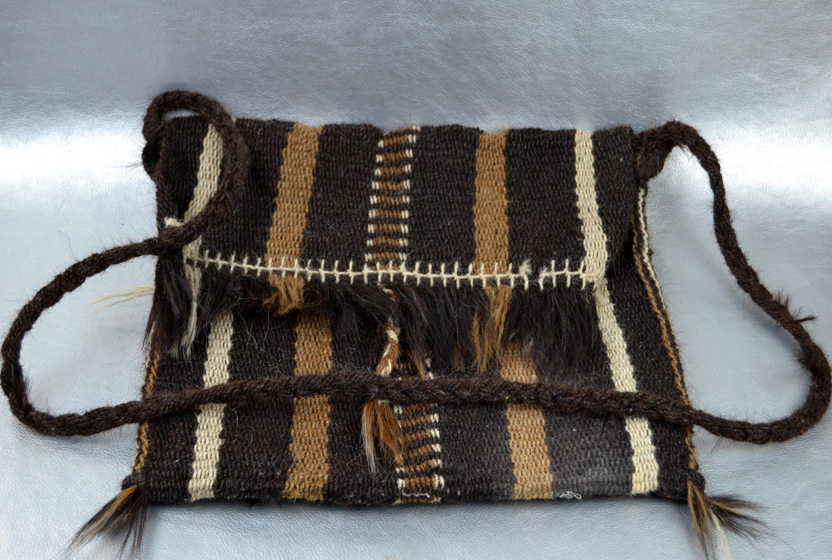 Strap Shoulder Brown Bag Hand Woven Goat And Camel Hair Tribal Sahara Desert Ebay