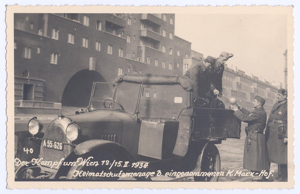 Heimatschutz Lastwagen Februarkämpfe,Heimwehr,Wi