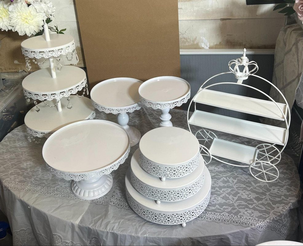 8pcs White Dessert