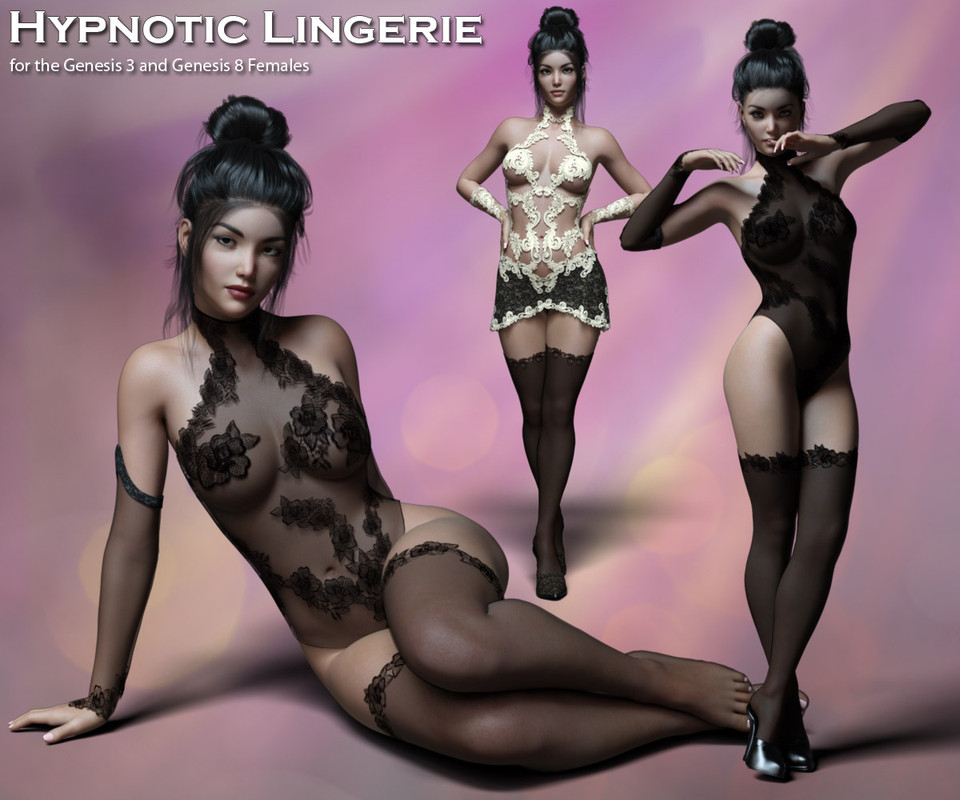 Hypnotic Lingerie for G3F/G8F Hypnotic Lingerie for G3F/G8F