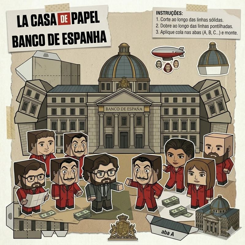 Papercraft Heist Kit