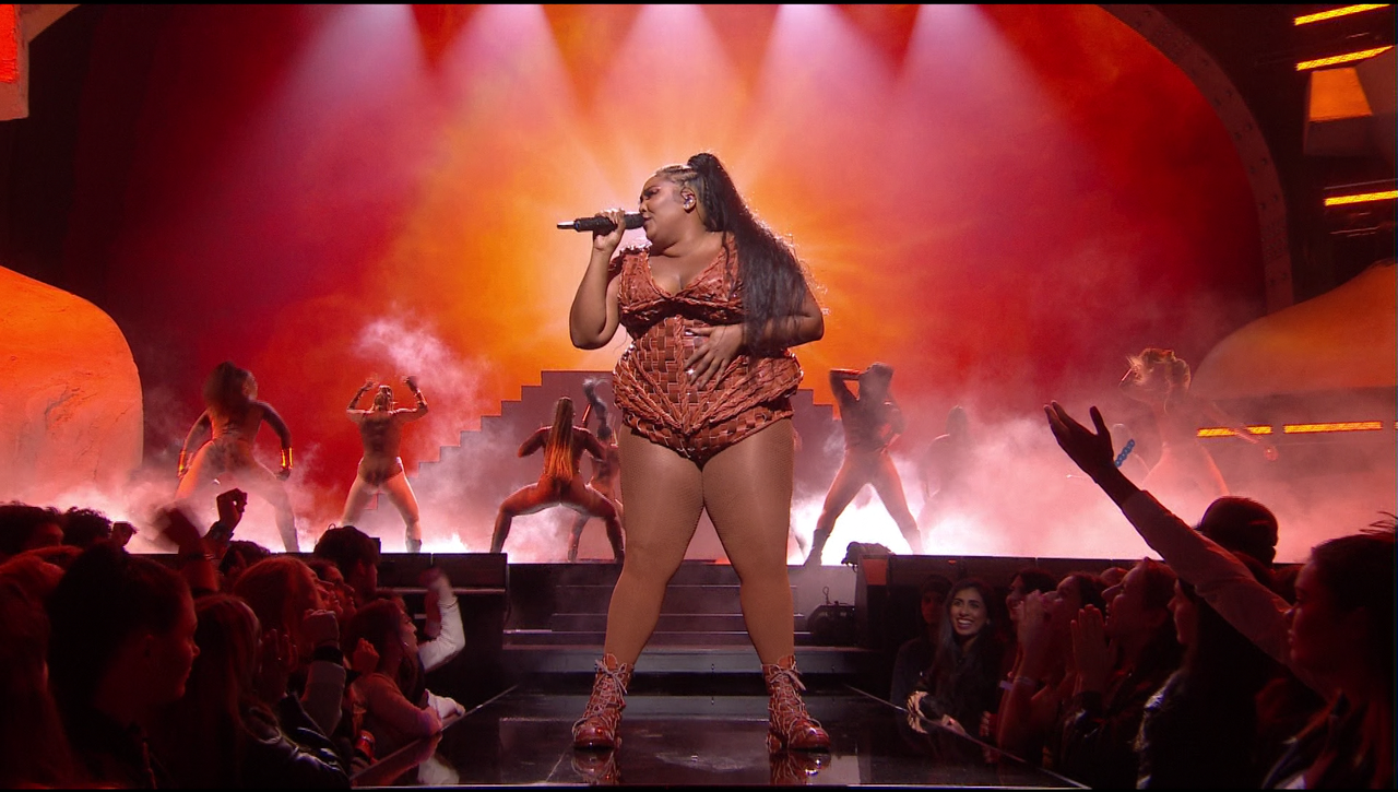 Lizzo - Medley,2020 Brit Awards,18 feb(FEED-1080i-MPA2[00_04_01.