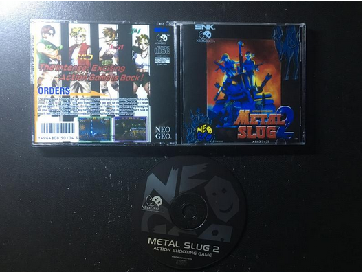 Vérifier un jeu original sur Neo Geo CD Copie-metal-slug-2-neogeo-CD