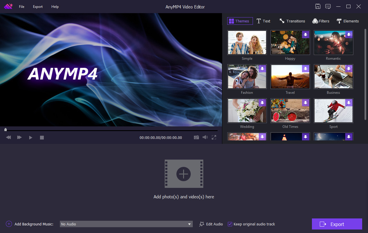 AnyMP4 Video Editor 1.0.26 Multilingual