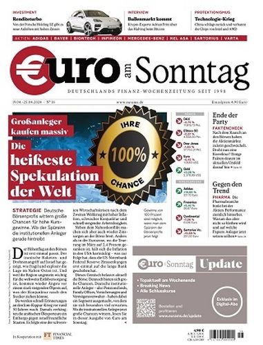 Cover: Euro am Sonntag No 16 vom 19  April 2024