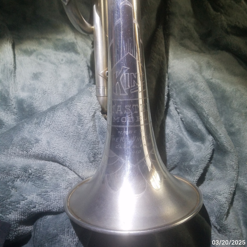 KING 1942-45 MASTER CORNET sn 264933 silver(14)