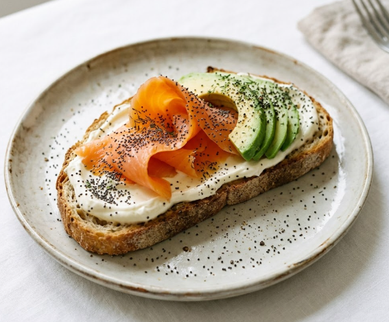 Tosta De Salmón Ahumado