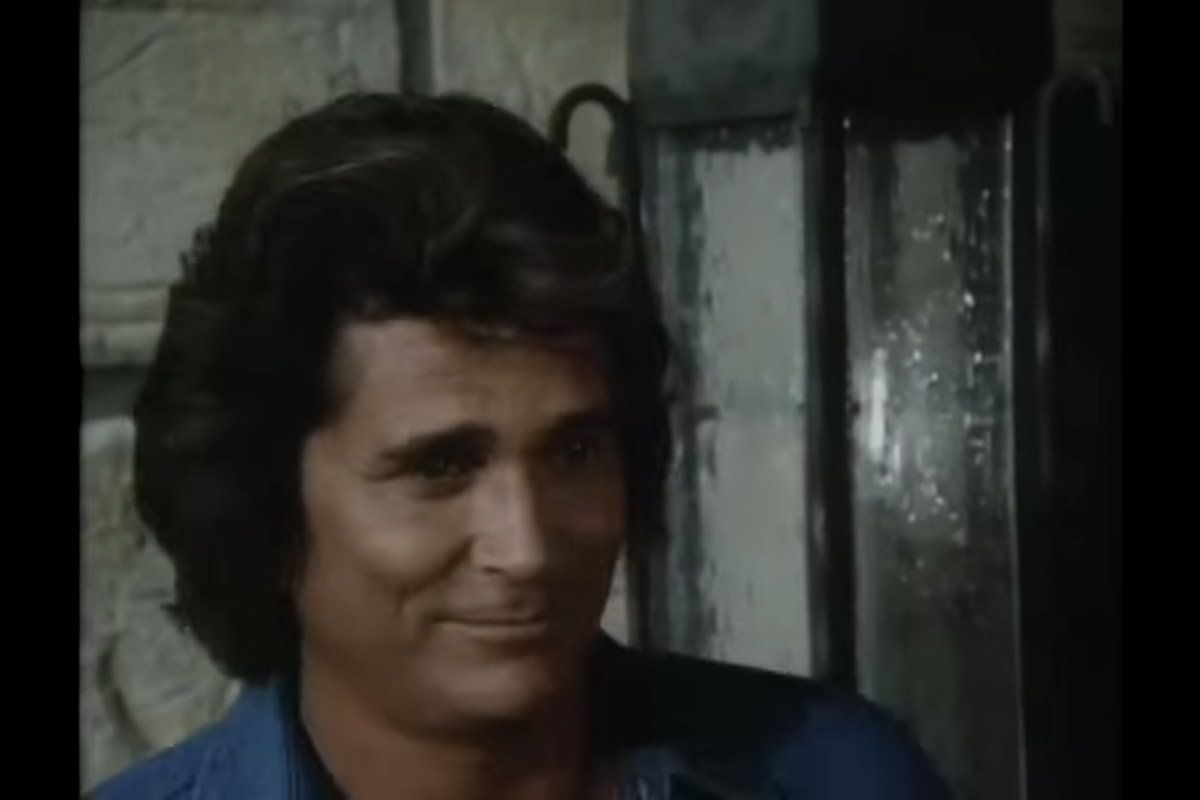 Actor Michael Landon in Highway To Heaven