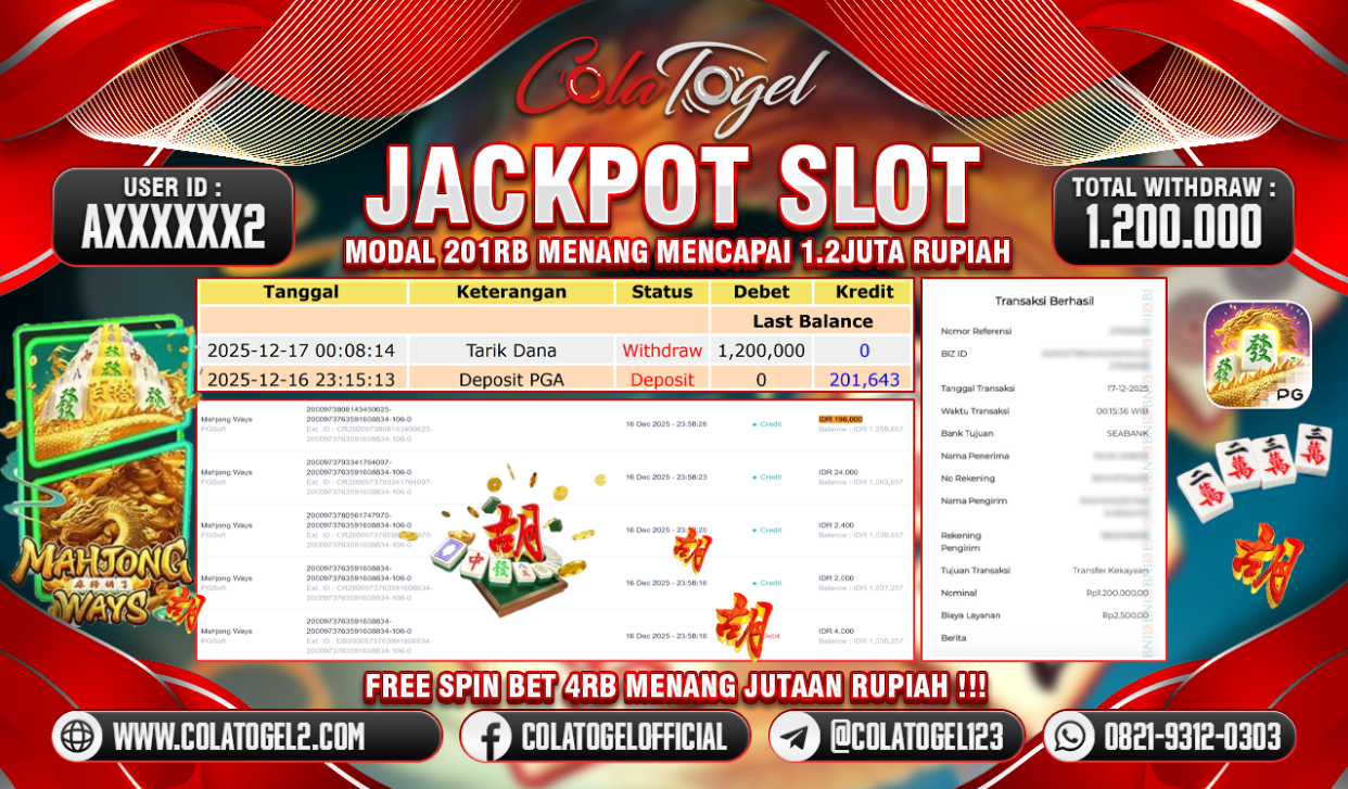 JACKPOT SLOT GACOR!!