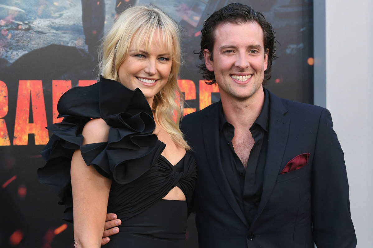 Malin Akerman with her husband Jack