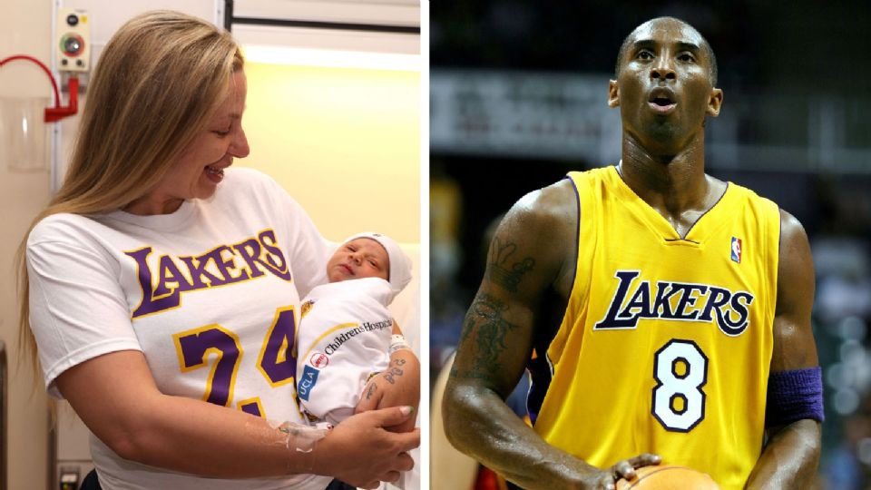 Recordando a Kobe: Lakers hacen regalos a bebé que nació el día del cumpleaños de Bryant