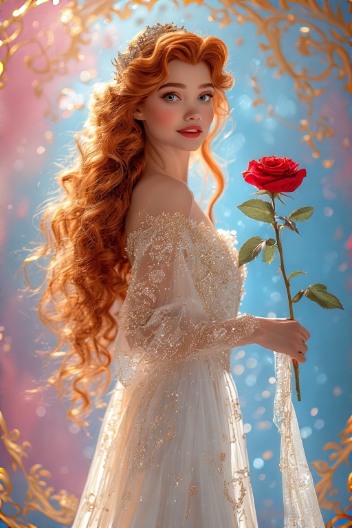 A-beautiful-Disney-style-prinrc