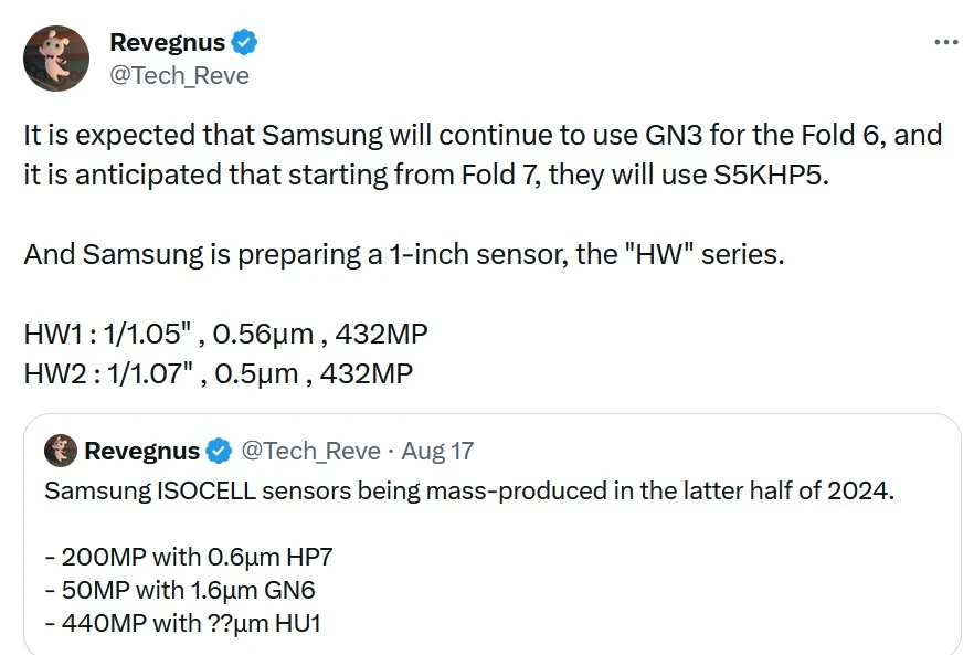 Bocoran sensor kamera baru Samsung