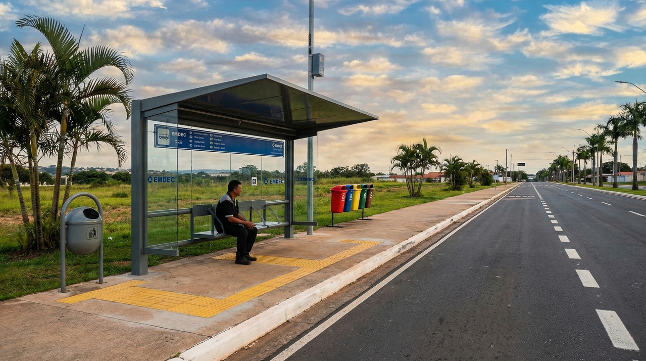 Infraestrutura de mobilidade urbana com acessibilidade