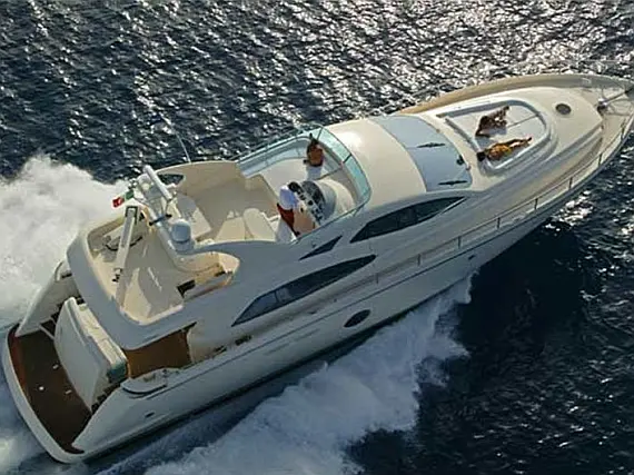 Aicon 67 luxury motoryacht charter Greece