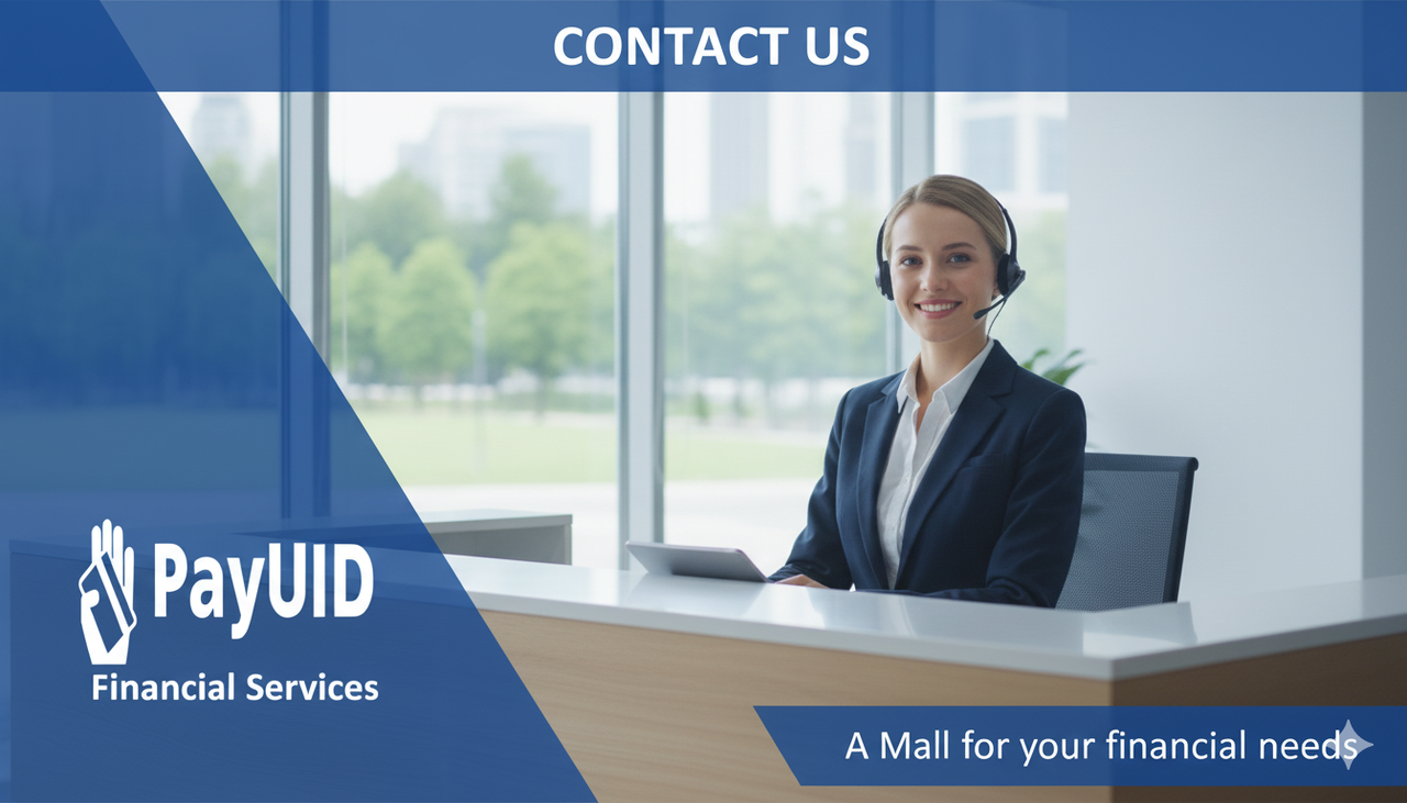 PayUID Financial Services Contact Illustration