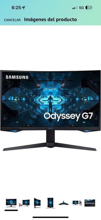 Amazon: Monitor Samsung Odyssey G7 
