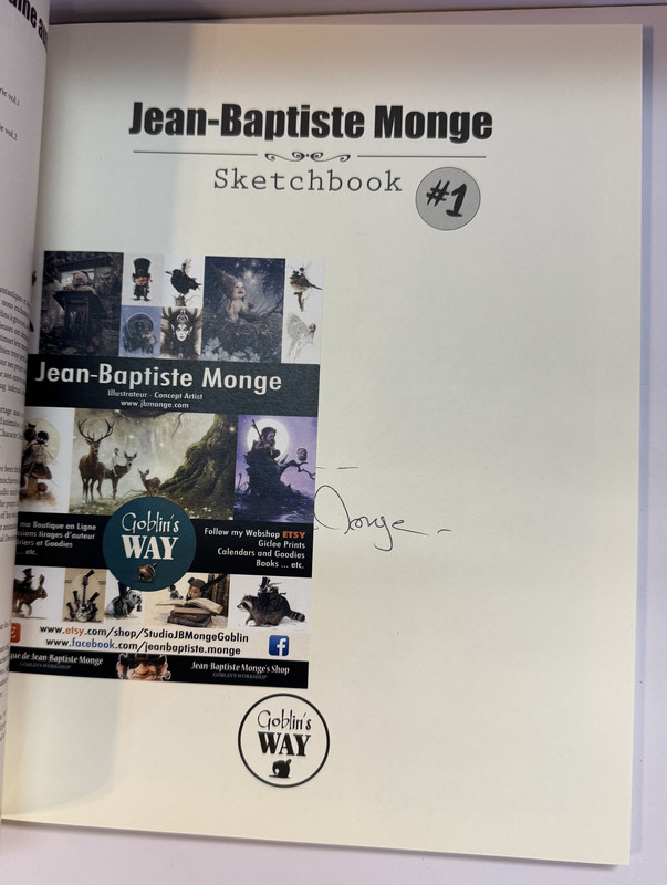 Jean-Baptiste Monge Sketchbook