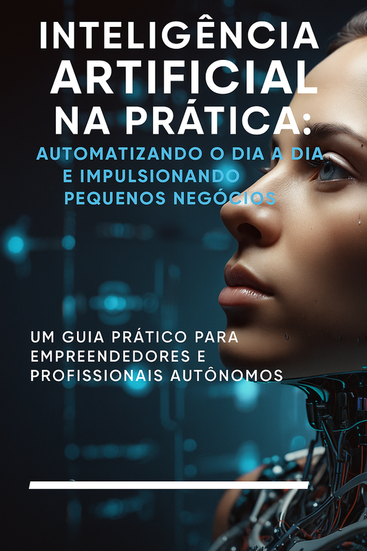 Capa do livro Inteligência Artificial na Prática: Automatizando o dia a dia e impulsionando pequenos negócios
