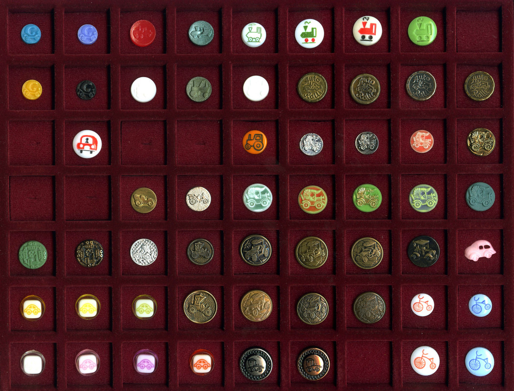 Пуговицы СССР. Транспорт.