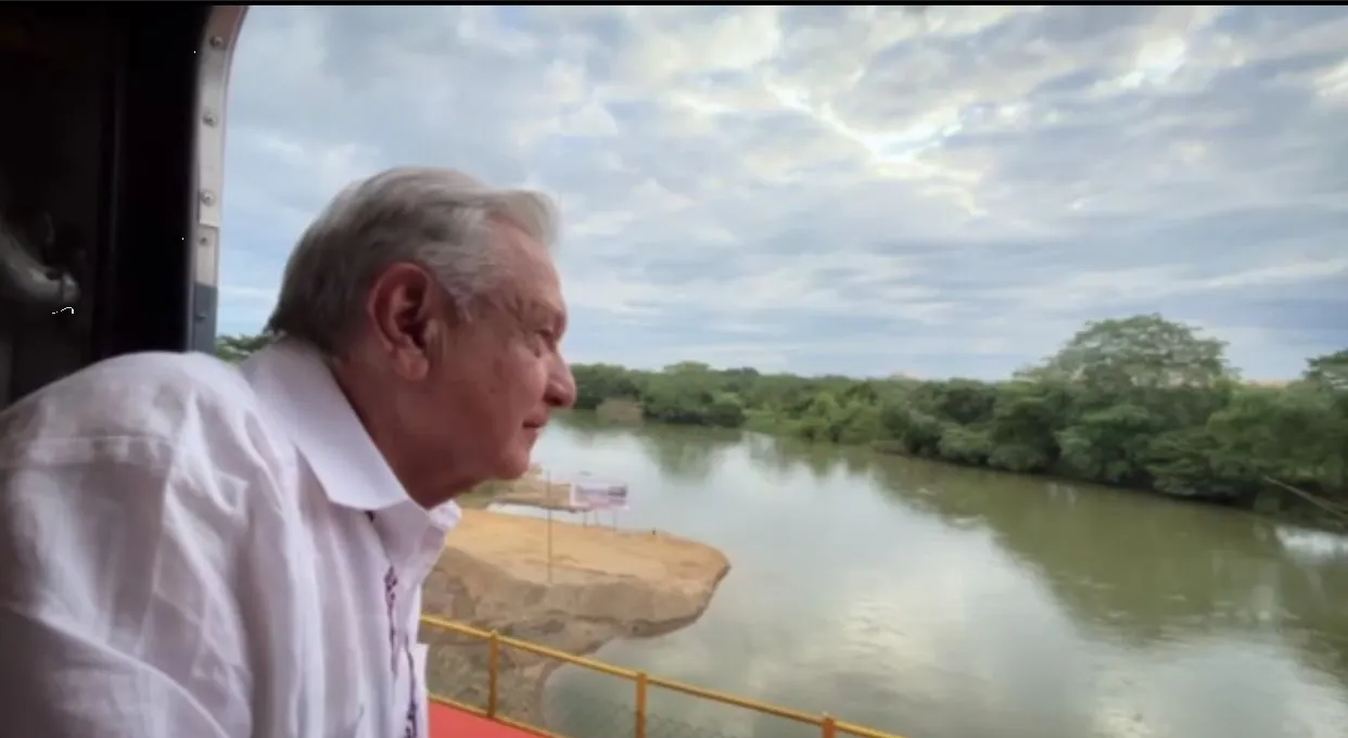 AMLO revela imágenes inéditas del Tren Interoceánico; hoy encabezó segundo recorrido