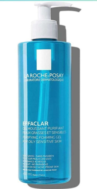 Amazon: La Roche Posay Effaclar Gel Purificante Gel Limpiador Facial para Piel Grasa, 400 ml 